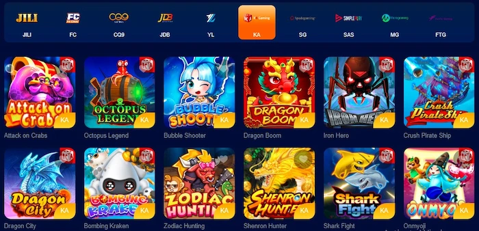 Jogos de pesca da MegaPari